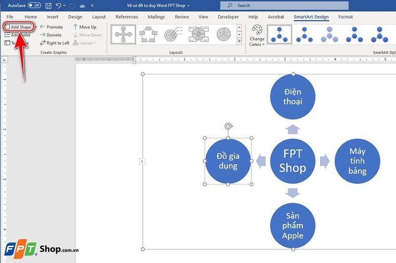Vẽ sơ đồ tư duy trong Word - ảnh 07