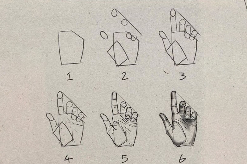 Cách vẽ tay - hình 6