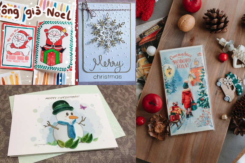 cách vẽ thiệp giáng sinh đơn giản (8)