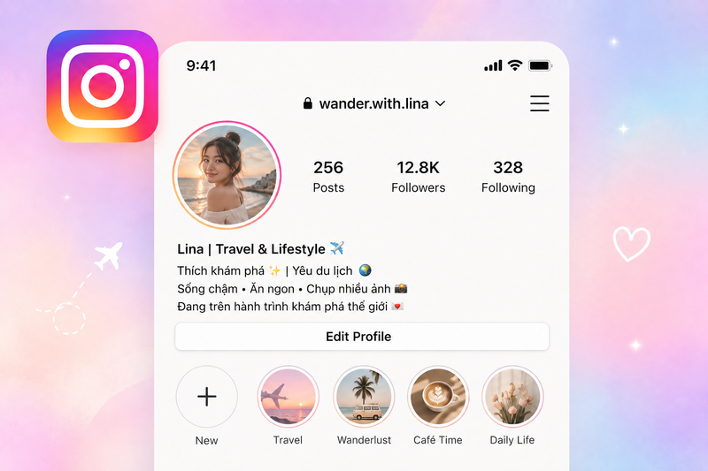 Cách viết bio Instagram hay 4