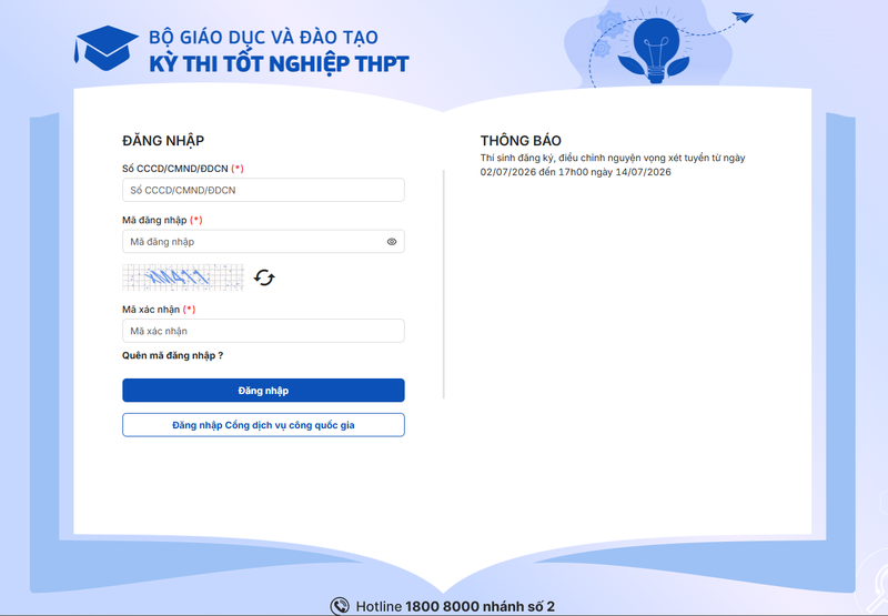 cách xác nhận nhập học trên hệ thống 2026 1.png