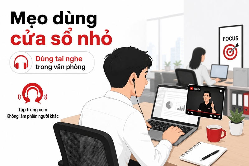 cách xem YouTube ở cửa số nhỏ màn hình ảnh 12