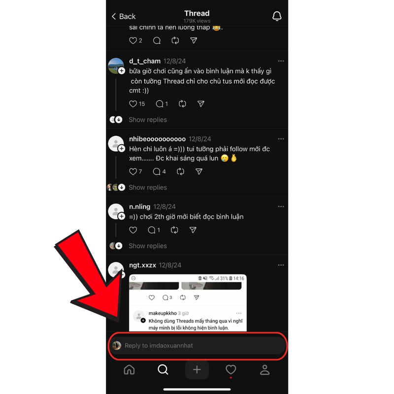 cách xem bình luận trên Threads hình 6