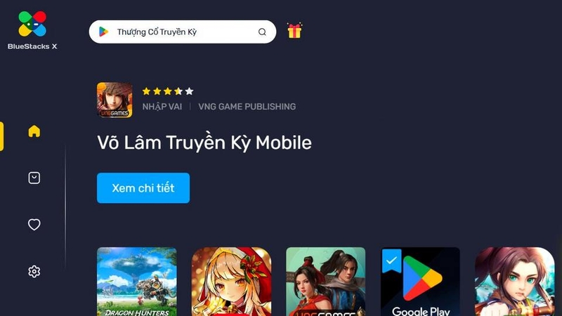 Xem xét cấu hình app vừa tải trên máy tính