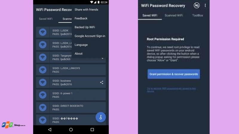 cách xem lại mật khẩu WiFi đã lưu trên Android 4