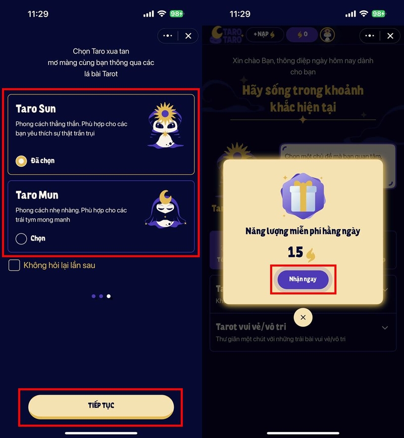 Cách xem Tarot trên Zalo miễn phí ảnh 2
