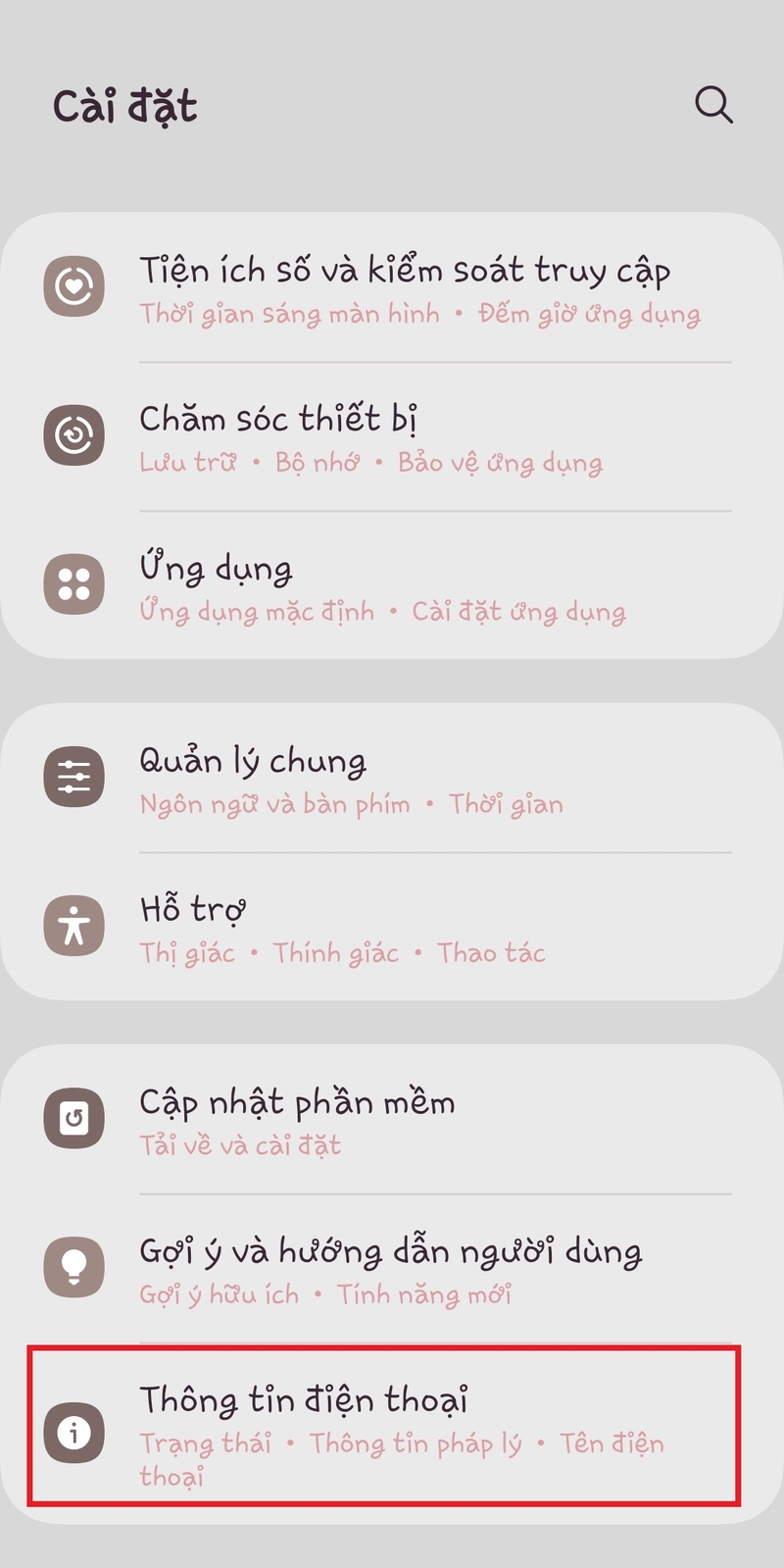 cách xem tên điện thoại samsung - hình 2