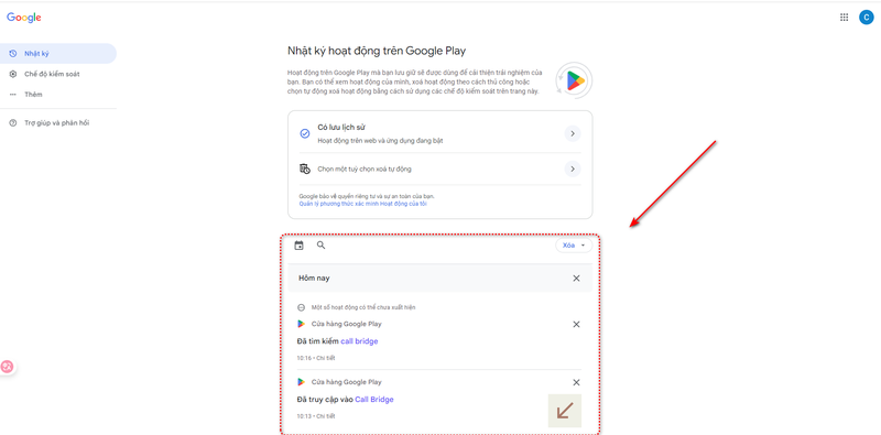 Cách xem ứng dụng đã xóa trên CH Play 5