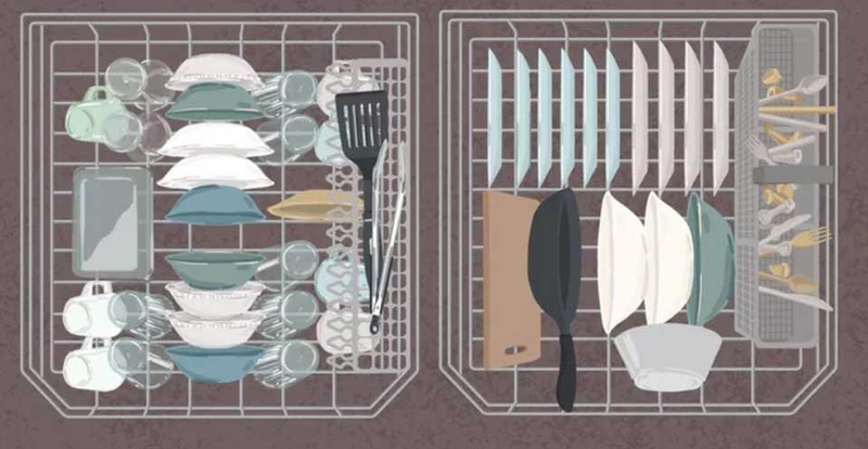 C&aacute;ch xếp b&aacute;t v&agrave;o m&aacute;y rửa b&aacute;t được nhiều - 05