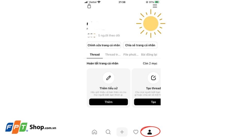 Cách xóa người theo dõi trên Threads 1