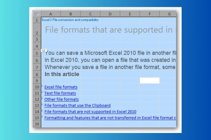 cách xóa nhanh ô dữ liệu trống trong excel hình 1