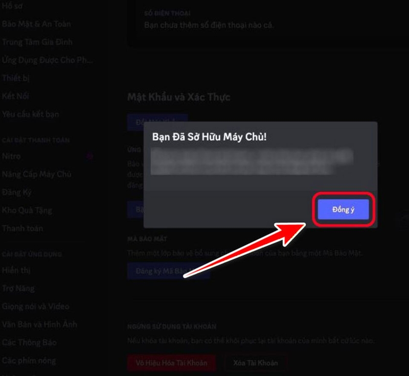 Cách xóa tài khoản Discord - 05