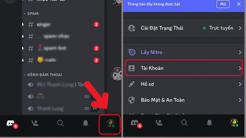 Cách xóa tài khoản Discord - 06