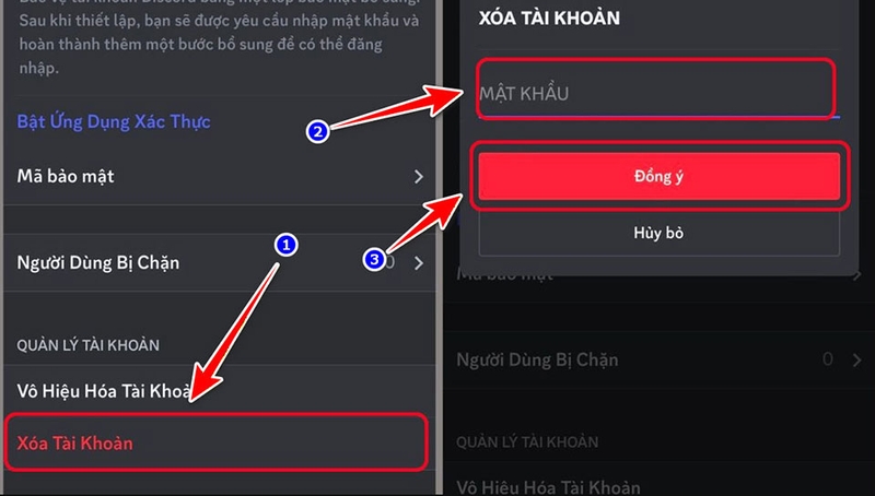 Cách xóa tài khoản Discord - 06