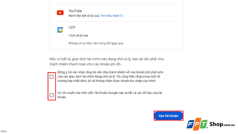 Cách xóa tài khoản Google trên máy tính 5