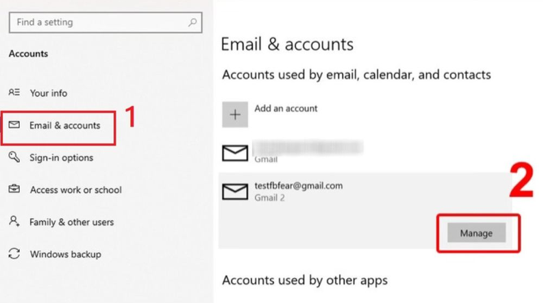 Cách xóa tài khoản Microsoft trên máy tính Win 10 2