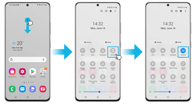 cách xoay màn hình Samsung ngang, dọc - Hình 7