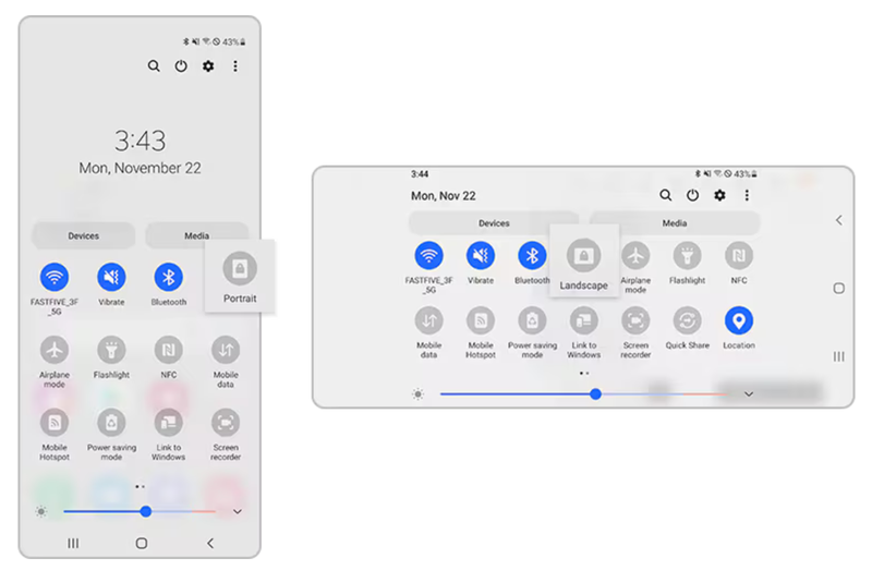 cách xoay màn hình Samsung ngang, dọc - Hình 8