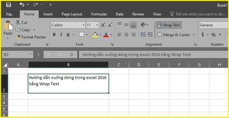 Điều chỉnh độ rộng cột để nội dung hiển thị rõ