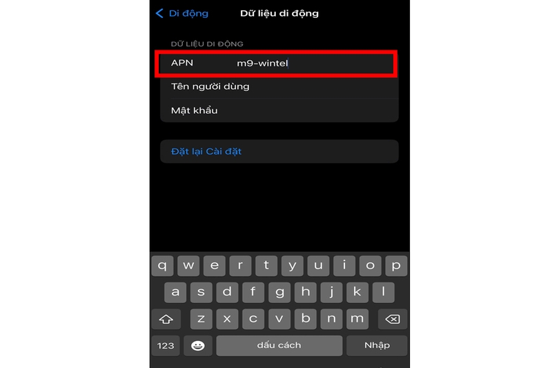 cài APN Wintel cho iPhone hình 5