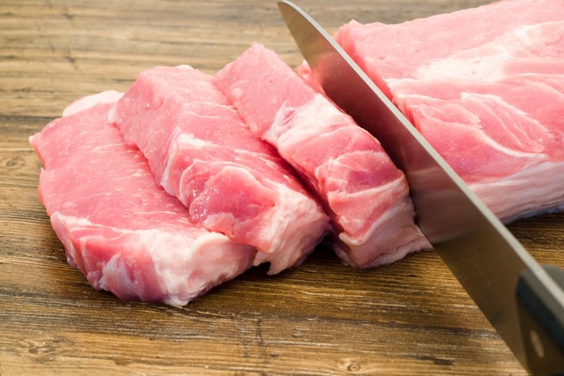 chọn thịt heo nấu cải bẹ xanh xào thịt heo