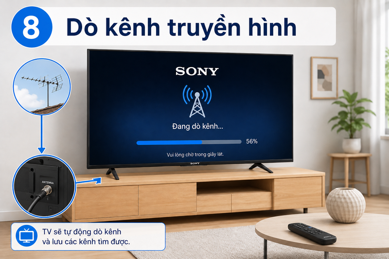 cài đặt Tivi Sony mới ảnh 12