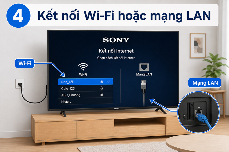 cài đặt Tivi Sony mới ảnh 16