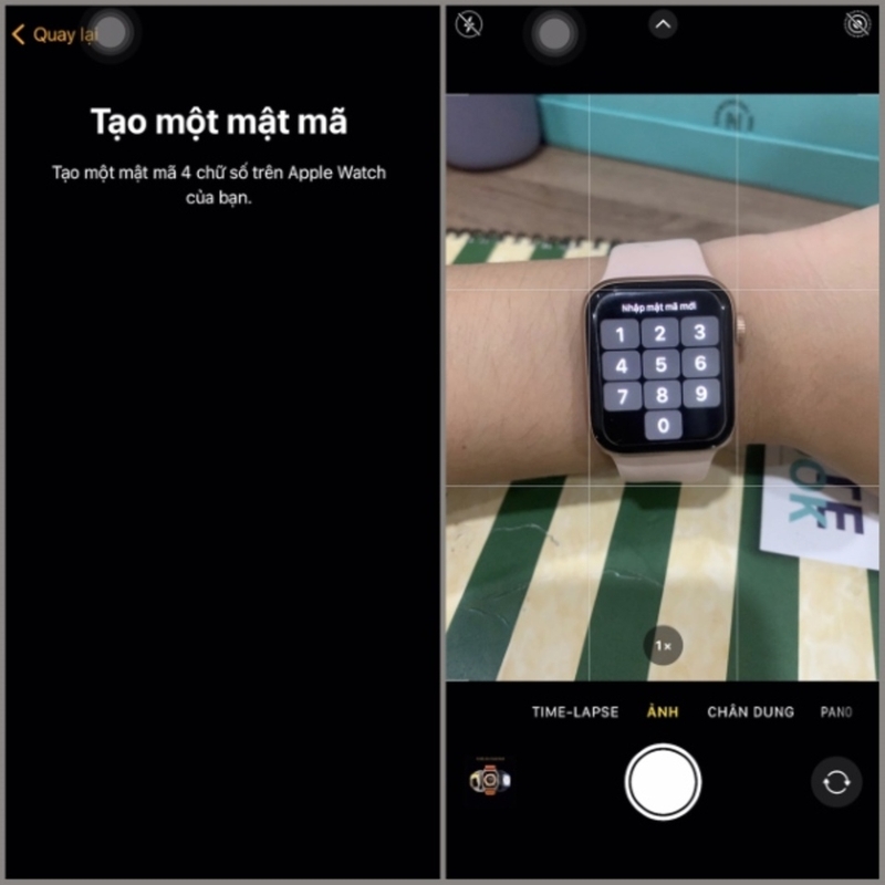 Tạo mật mã bảo mật cho&nbsp;Apple Watch