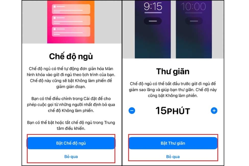 Cài đặt báo thức và giờ đi ngủ trên iPhone hình 7