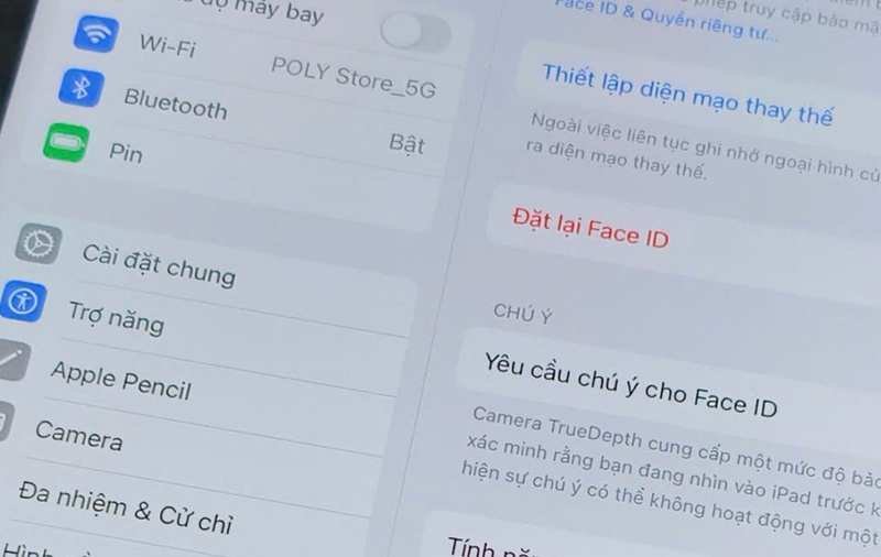 Cài đặt Face ID trên iPad - 04