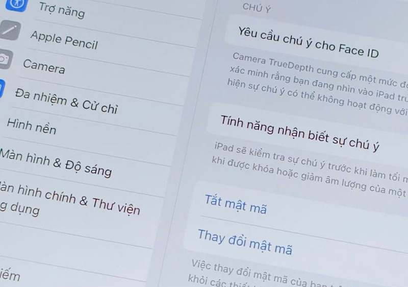Cài đặt Face ID trên iPad - 05