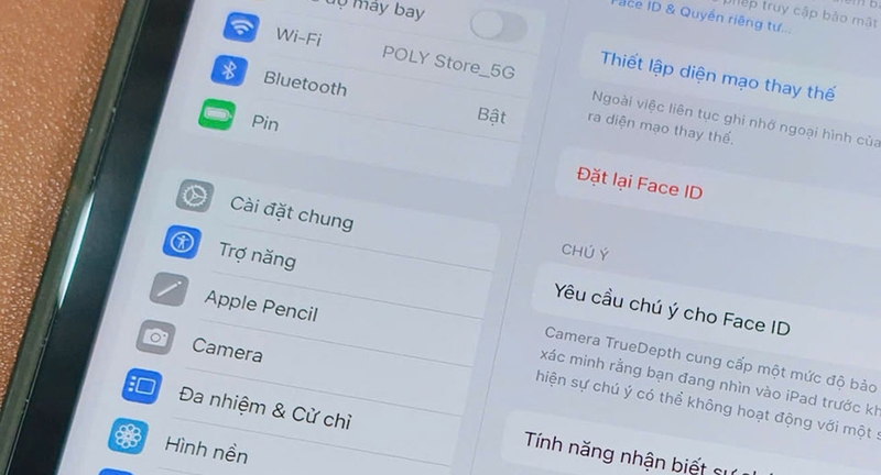 Cài đặt Face ID trên iPad - 06