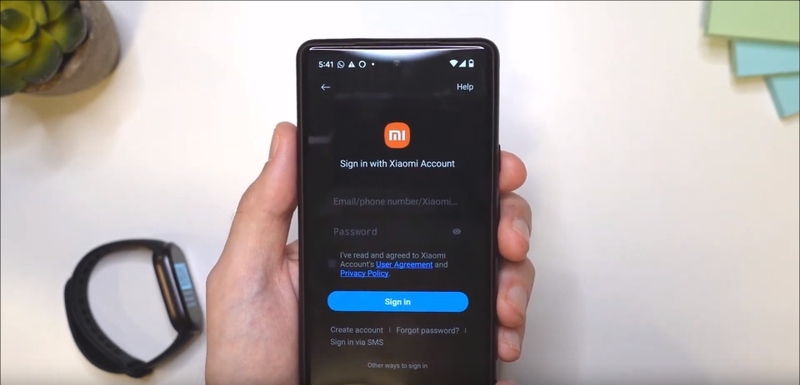 cài đặt xiaomi band 9 5
