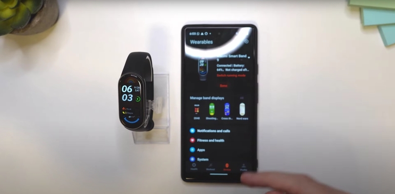 cài đặt xiaomi band 9 8