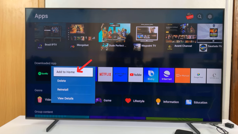 Cài Spotify trên Smart TV Samsung 6