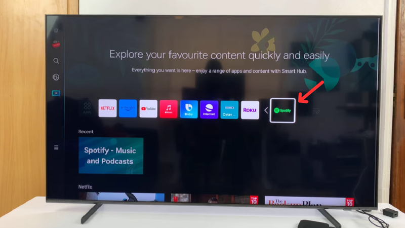 Cài Spotify trên Smart TV Samsung 7