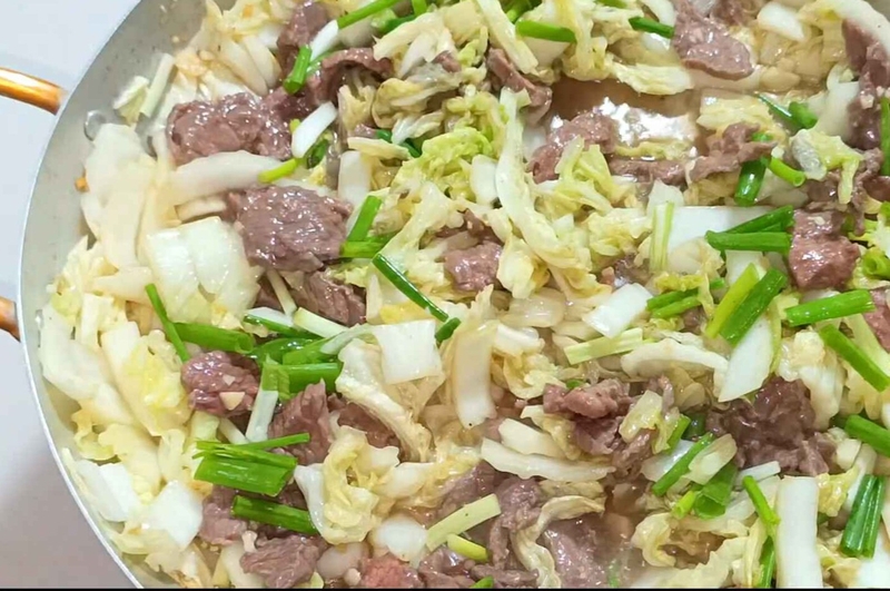 Thêm chút hành lá tươi