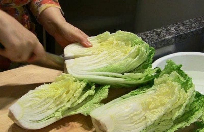 Cải thảo xào trứng ảnh 3