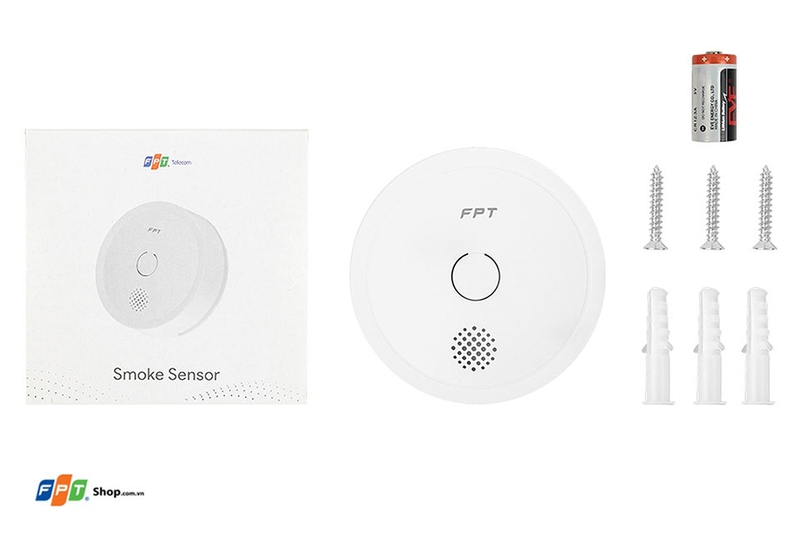 Cảm biến khói thông minh wifi FPT Smart Home - RSWR021 (hình 1)