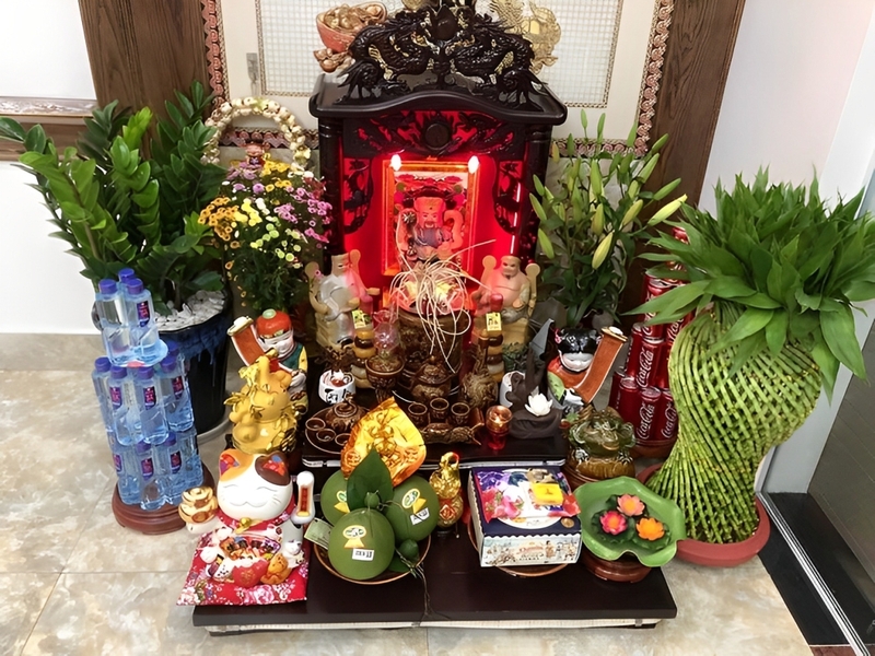 cắm hoa cúng thần tài bao nhiêu bông hình 1