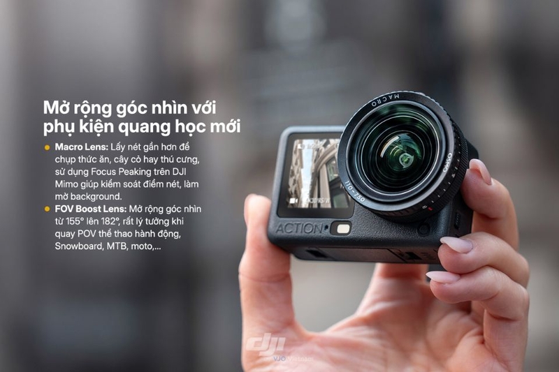 Phụ kiện Macro Lens và FOV Boost Lens mới