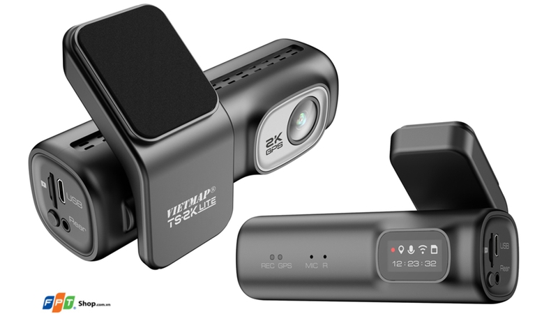 Camera hành trình trước và sau VIETMAP TS-2K Lite