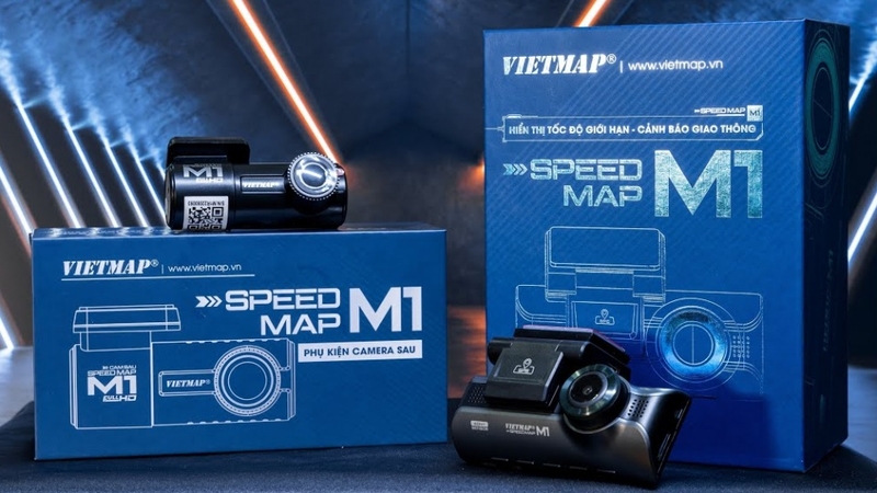 Vietmap Speedmap M1 tích hợp tính năng luôn hiển thị tốc độ giới hạn, đồng thời cảnh báo bằng hình ảnh và giọng nói nếu vượt quá tốc độ