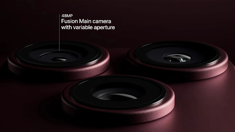 Camera chính 48 MP được trang bị trên iPhone 18 Pro Max