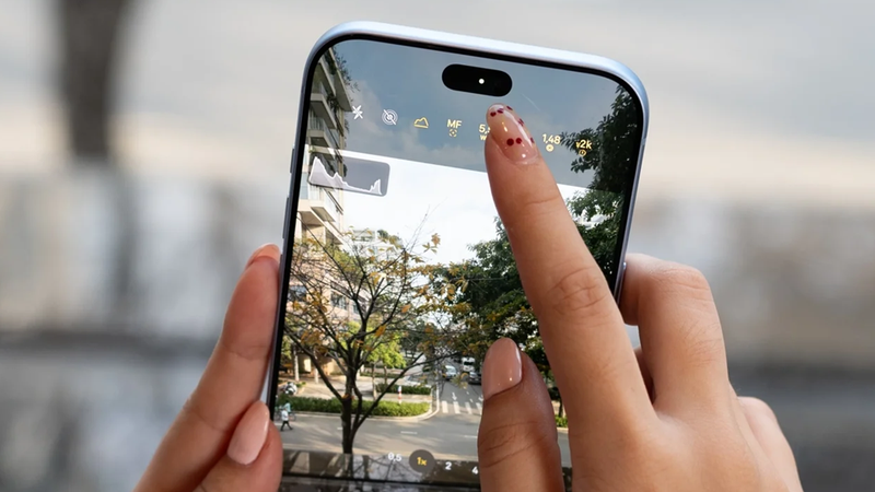 Camera selfie của iPhone 18 Pro Max nằm trong khu vực Dynamic Island