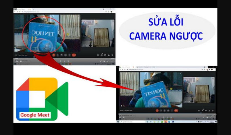 Nguyên nhân khiến camera máy tính bị ngược