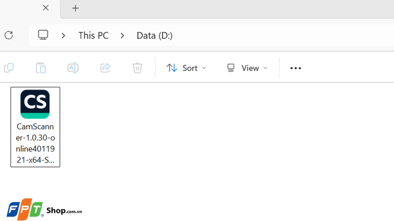 Mở file cài đặt (.exe)