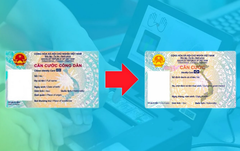 Đổi thẻ căn cước tại cơ quan quản lý căn cước
