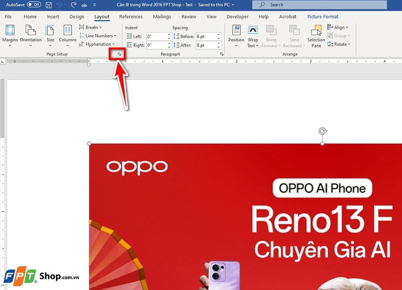 Cách căn lề trong Word 2016 - 06