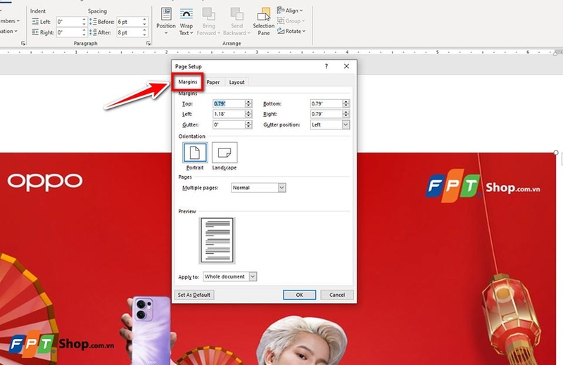 Cách căn lề trong Word 2016 - 07